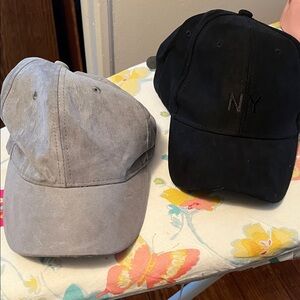 Stylish Black and Gray NY Caps